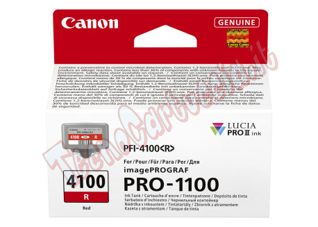Canon - Cartuccia PFI-4100 - Rosso - 6785C001