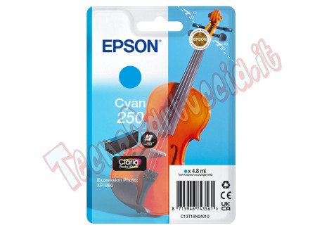 Epson - Cartuccia - Ciano - 205 - Violin Claria- C13T16N24010 - 4,8 ML
