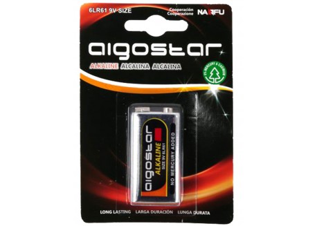 Batteria Pila Alkaline Rettangolare 6LR61 9V conf. 1pz