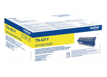 Toner Originale Brother TN-421Y Giallo 1.800 Pagine