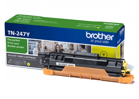 Toner Originale Brother TN-247Y Yellow 2.300 Pagine