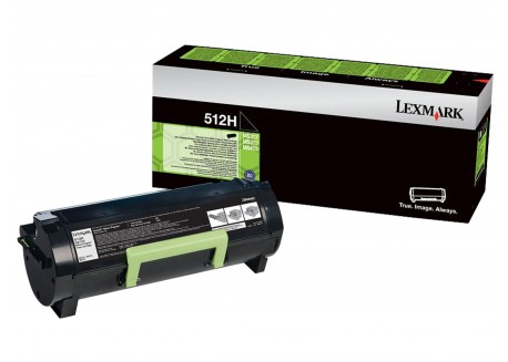 Toner Originale Lexmark 512H 51F2H00 5.000 Pagine