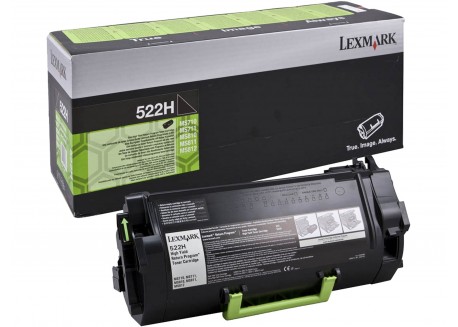 Toner Originale Lexmark 522H 52D2H00 25.000 Pagine