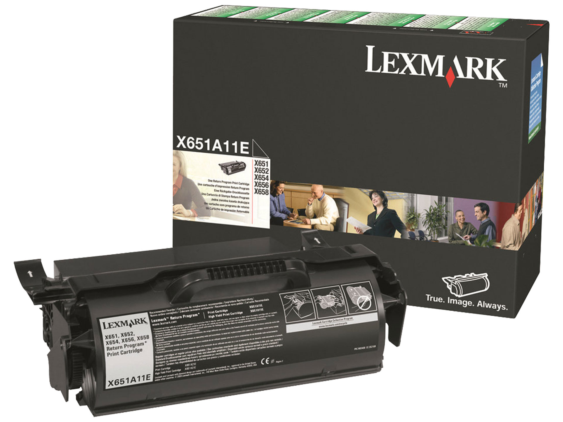 DME Toner Ricostruito per Lexmark X651A11E 7.000 Pagine 