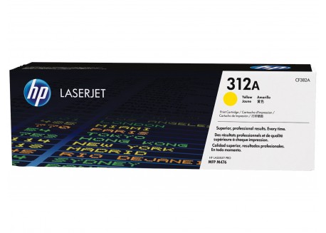 Toner Originale HP CF382A Giallo 2.700 Pagine 312A