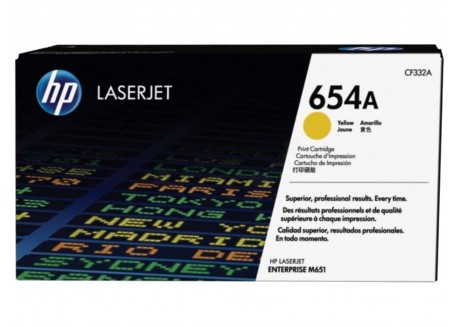 Toner Originale HP CF332A Giallo 15.000 Pagine 654A