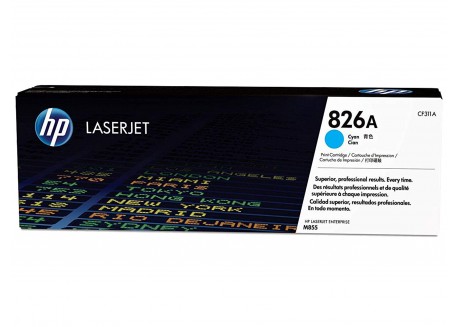 Toner Originale HP CF311A Ciano 31.500 Pagine 826A