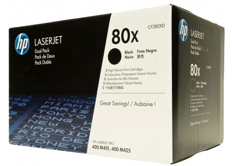 Toner Originale HP CF280XD 6.900 Pagine 80XD CONFEZIONE DOPPIA
