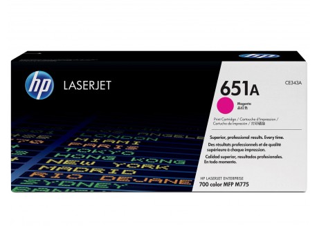 Toner Originale HP CE343A Magenta 16.000 Pagine 651A