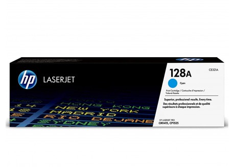 Toner Originale HP CE321A Ciano 1.300 Pagine 128A