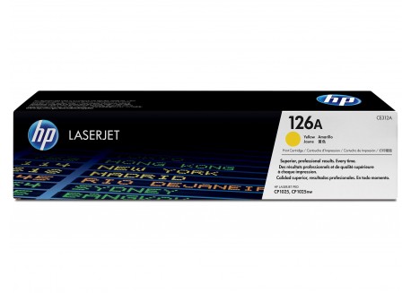 Toner Originale HP CE312A Giallo 1.200 Pagine 126A
