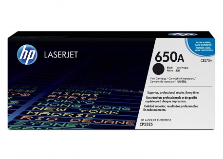 Toner Originale HP CE270A Nero 13.500 Pagine 650A
