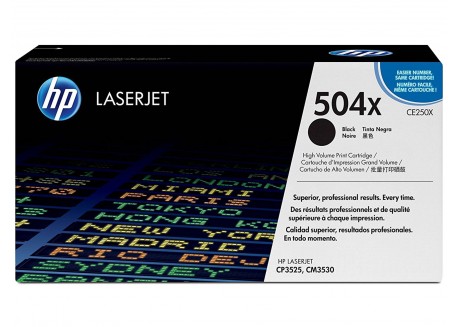 Toner Originale HP CE250X Nero 10.000 Pagine 504A