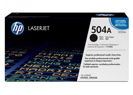 Toner Originale HP CE250A Nero 5.000 Pagine 504A