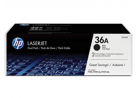 Toner Originale HP CB436AD 2.000 Pagine 36A CONFEZIONE DOPPIA