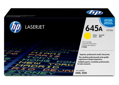 Toner Originale HP C9732A Giallo 12.000 Pagine 645A