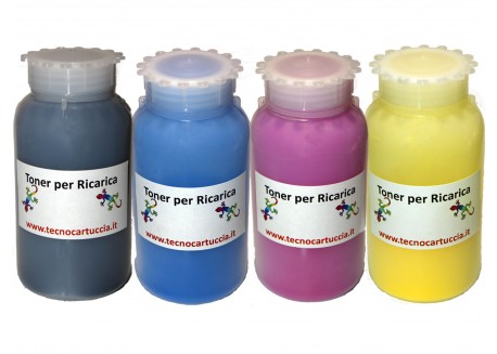 Kit Ricarica Toner per Samsung CLT-406S 4 Colori