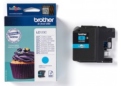 Cartuccia Originale Brother LC-123C Ciano