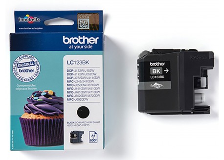 Cartuccia Originale Brother LC-123BK Nero