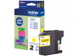 Cartuccia Originale Brother LC221Y Giallo