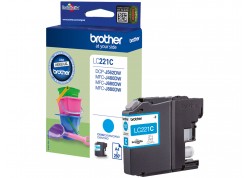 Cartuccia Originale Brother LC221C Ciano