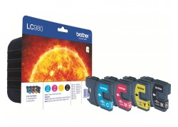 Kit 4 Cartucce Originali Brother LC980VALBPDR Nero, Ciano, Magenta e Giallo