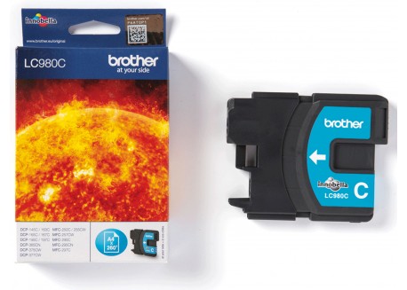 Cartuccia Originale Brother LC980C Ciano