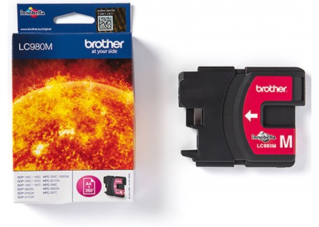 Cartuccia Originale Brother LC980M Magenta
