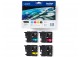 Kit 4 Cartucce Originali Brother LC-LC-985VALBP Nero, Ciano, Magenta e Giallo