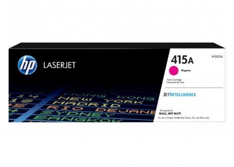 Toner Originale HP W2033A Magenta 2.100 Pagine 415A