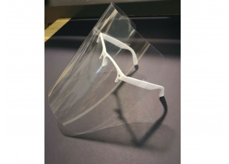 VISIERA PROTETTIVA ANTISCHIZZO CON OCCHIALI (conf.5pz)