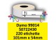 Etichette per Dymo 99014 S0722430 101 x 54 mm REMOVIBILE 220 et