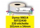 Etichette per Dymo 99014 S0722430 101 x 54 mm REMOVIBILE 220 et